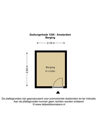 Floorplan - Zeeburgerkade 1200, 1019 VK Amsterdam